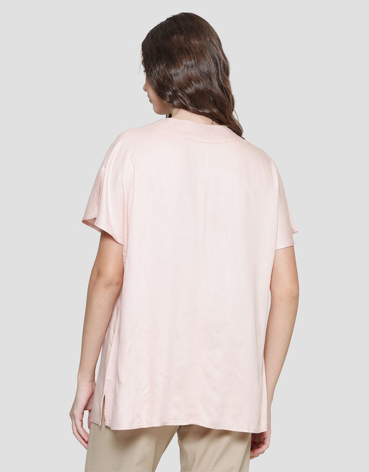 Connexion Mom V Neck Blouse for Women