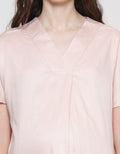 Connexion Mom V Neck Blouse Wanita