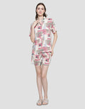 Nevada Block Line Baju Tidur Set Wanita