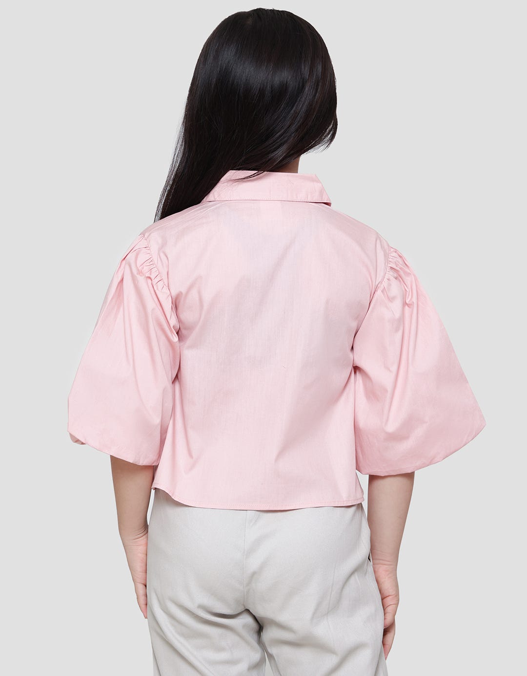 Little M Balon Panjang Bordir Blouse Anak Perempuan