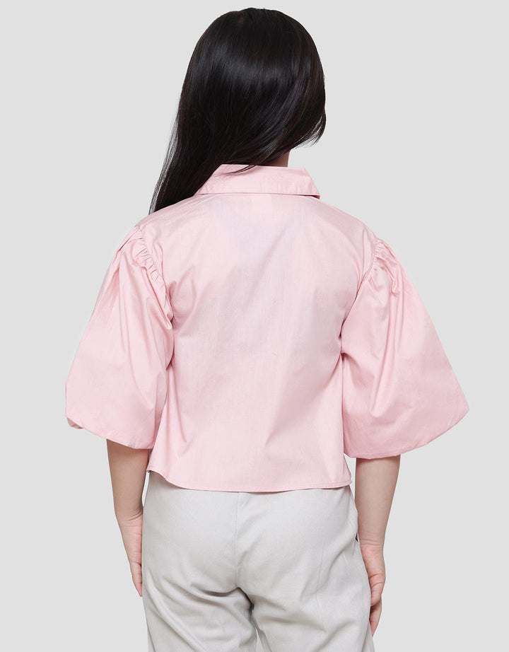 Little M Balon Panjang Bordir Blouse Anak Perempuan