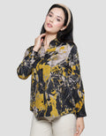 Anyday Abstract Print Kemeja Wanita