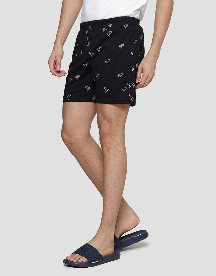 Cole Knit Shorts Origami Bird Boxer Pria
