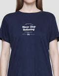 Cardinal Never Stop Beliving Kaos Wanita
