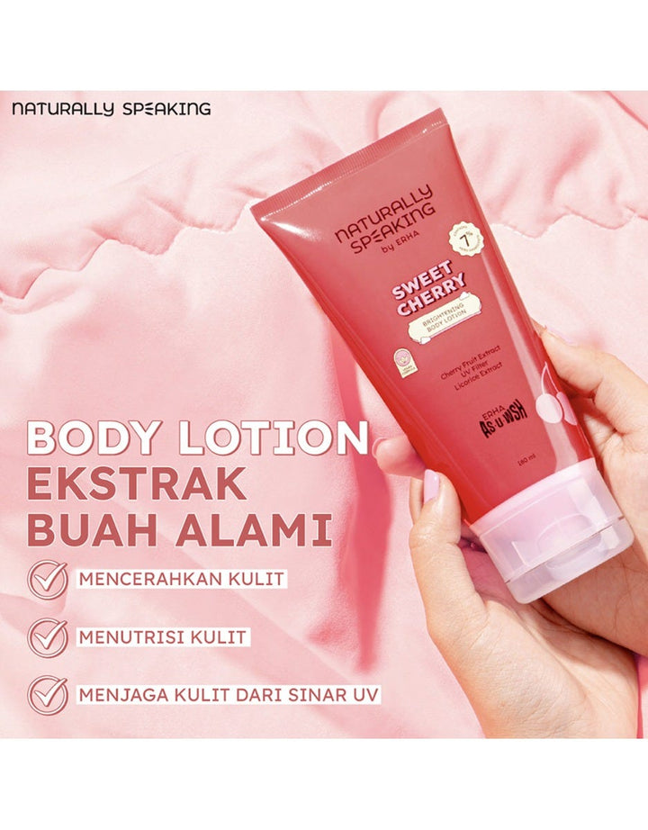 Erha Naturally Speaking Sweet Cherry Brightening Body Lotion