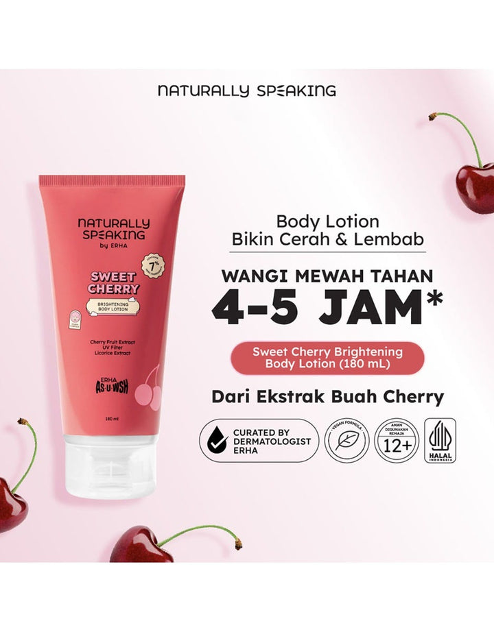 Erha Naturally Speaking Sweet Cherry Brightening Body Lotion