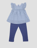 Pipiniko Legg Denim Girls Clothing Set