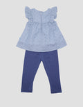Pipiniko Legg Denim Girls Clothing Set