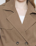 American Jeans Sleeveless With Double Button Vest Wanita
