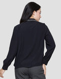 Connexion Tweed Ruffle Kemeja Wanita