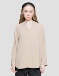St. Yves Krinkle Cey Blouse Wanita