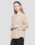 St. Yves Krinkle Cey Blouse Wanita