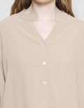St. Yves Krinkle Cey Blouse Wanita