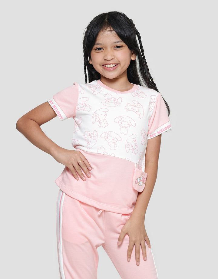 Character Top My Melody Short Sleeve T-shirt for Girls