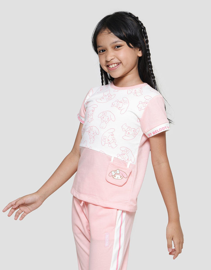 Character Top My Melody Short Sleeve T-shirt for Girls