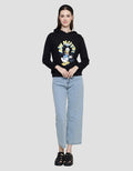 Disney Print Donald Duck Jaket Pull Over Wanita