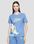 Disney Donald Duck Print Women's Short Sleeve T-Shirt