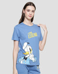 Disney Donald Duck Print Women's Short Sleeve T-Shirt