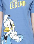 Disney Donald Duck Print Women's Short Sleeve T-Shirt