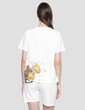 Disney Donald Duck Print Women's Short Sleeve T-Shirt