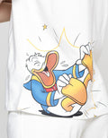 Disney Donald Duck Print Women's Short Sleeve T-Shirt