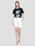 Disney Basic Print Donald Duck Women's Shorts