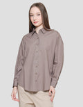 Nevada Regular Poplin Women's Long Sleeve Shirt