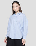 Nevada Regular Poplin Women's Long Sleeve Shirt
