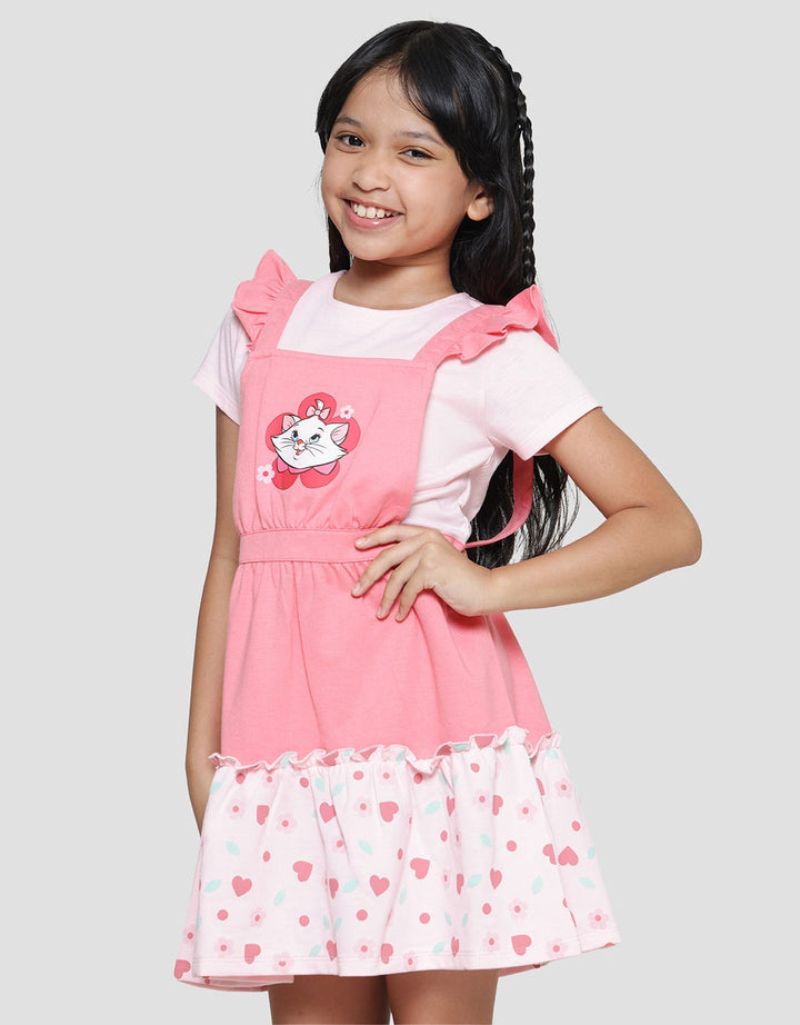 Disney Marie Midi Dress Overall Anak Perempuan