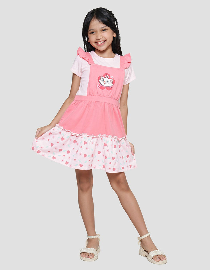Disney Marie Midi Dress Overall Anak Perempuan