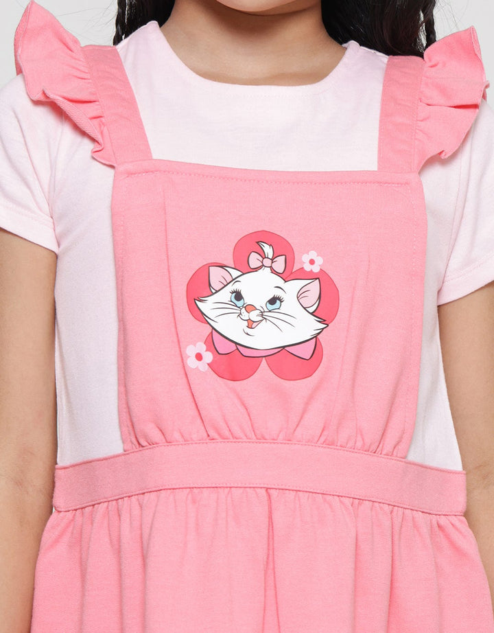 Disney Marie Midi Dress Overall Anak Perempuan