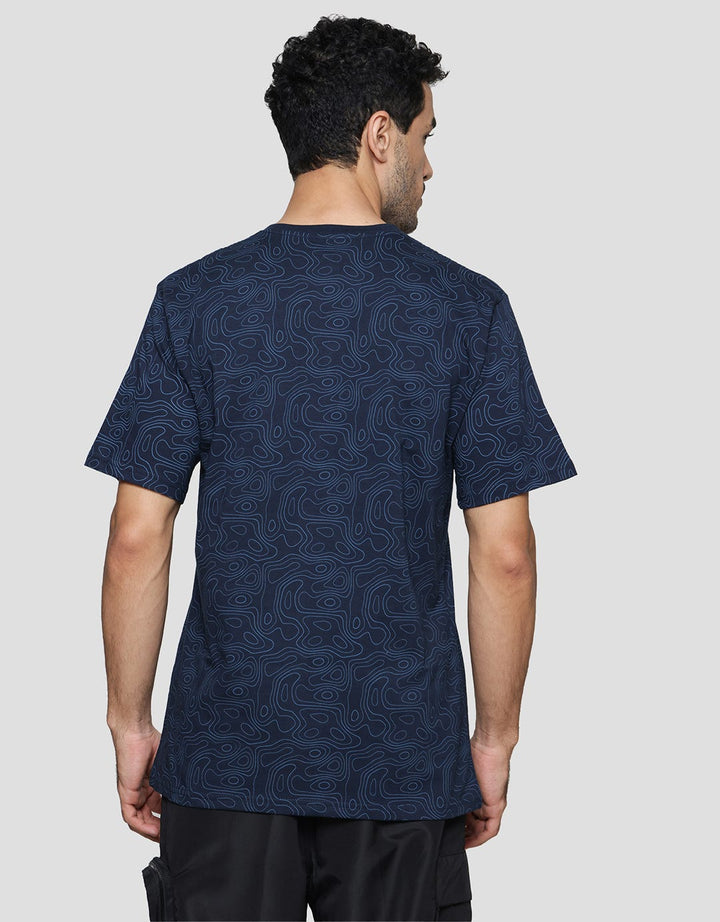 American Jeans AOP Label Kaos Pria