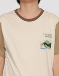Nevada Mountain Colorblock Hand Print Boys Short Sleeve T-Shirt