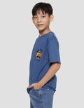 Nevada Print Single Cute Cool Anime Kaos Lengan Pendek Anak Laki-Laki