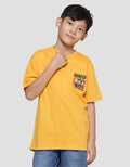 Nevada Print Duo Cute Danger Anime Kaos Lengan Pendek Anak Laki-Laki