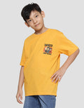 Nevada Print Duo Cute Danger Anime Kaos Lengan Pendek Anak Laki-Laki