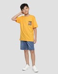 Nevada Print Duo Cute Danger Anime Kaos Lengan Pendek Anak Laki-Laki