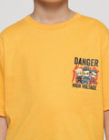 Nevada Print Duo Cute Danger Anime Kaos Lengan Pendek Anak Laki-Laki