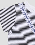 Pipiniko Bunny Striped Midi Dress Bag for Girls