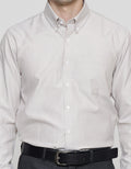 Stanley Adams Slim Stripe Oxford Cvc Kemeja Pria
