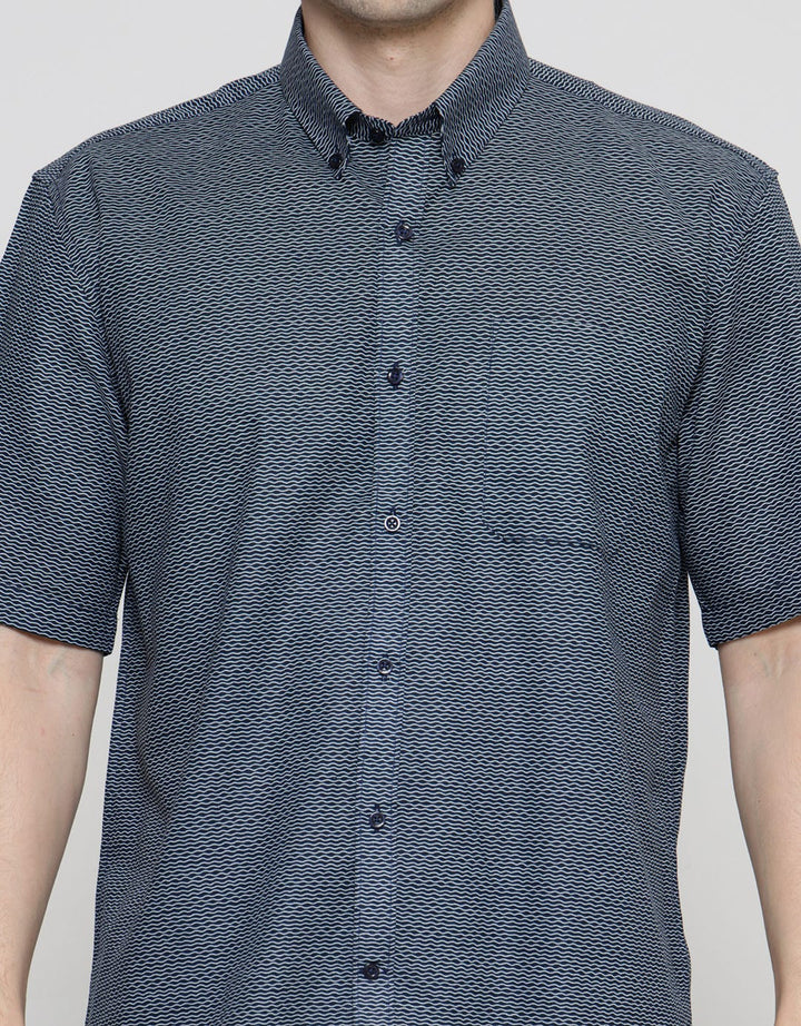 Stanley Adams Poplin Wave Men's Shirt