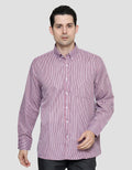 Stanley Adams Regular Yd Stripe Dobby Cvc Kemeja Pria
