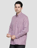 Stanley Adams Regular Yd Stripe Dobby Cvc Kemeja Pria