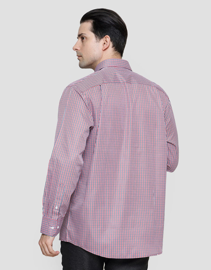 Stanley Adams Regular Yd Stripe Dobby Cvc Kemeja Pria
