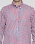 Stanley Adams Regular Yd Stripe Dobby Cvc Kemeja Pria