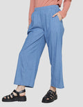 Anyday Light Denim Women's Culottes Long Pants