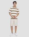 Nevada Jersey Stripe Kaos Polo Lengan Pendek Pria
