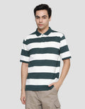 Nevada Jersey Stripe Kaos Polo Lengan Pendek Pria