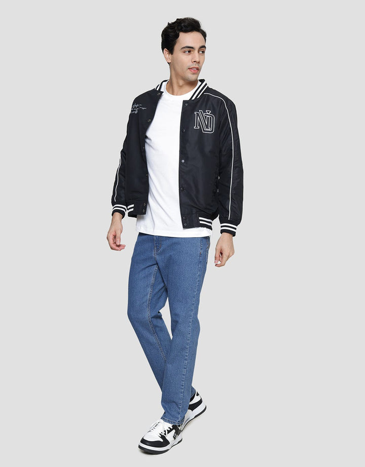 Nevada Woven Varsity Jaket Pria