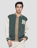 Nevada Knit Varsity Full Wording On Back Jaket Pria
